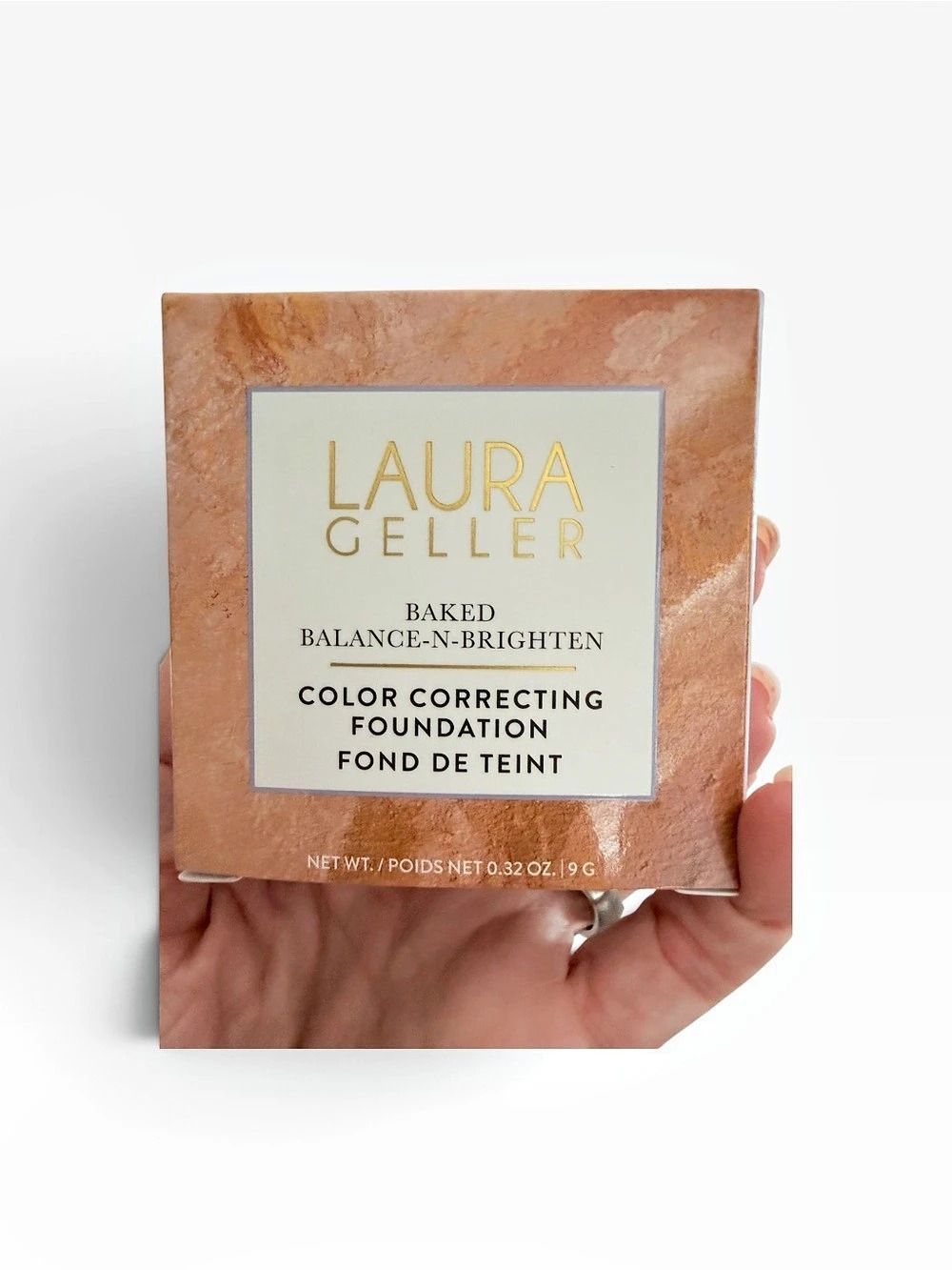 NIB Laura Geller Baked Balance-N-Brighten Color Correcting Foundation Fair.